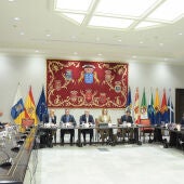 Reunión del Gobierno de Canarias con los portavoces de los grupos en el Parlamento de Canarias de cara a explicarles el acuerdo en torno de los menores migrantes