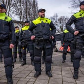 Miembros de la policía holandesa 