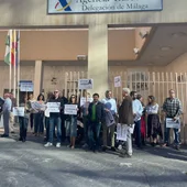 Concentración de los técnicos de Hacienda en Málaga Concentración de los técnicos de Hacienda en Málaga