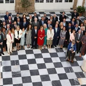 Foto de familia del acto celebrado ayer en la Diputación de Cádiz Foto de familia del acto celebrado ayer en la Diputación de Cádiz