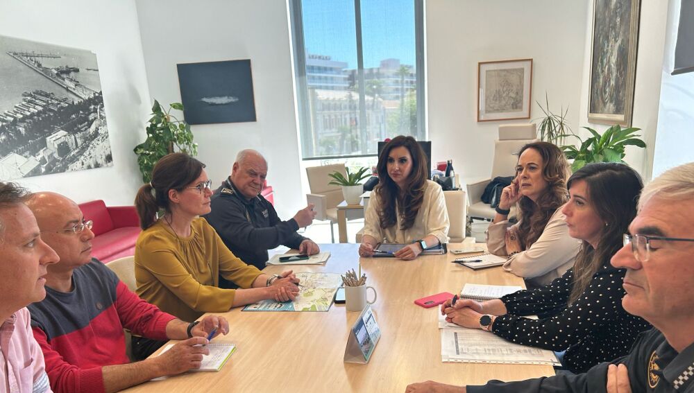 Un momento de la reunión