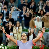 El tenista español Rafa Nadal celebra su victoria en el partido ante el australiano Alex de Miñaur. El tenista español Rafa Nadal celebra su victoria en el partido ante el australiano Alex de Miñaur.