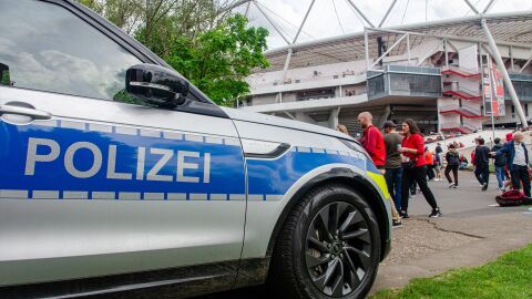 Foto de archivo de un coche de polic&iacute;a en Alemania
