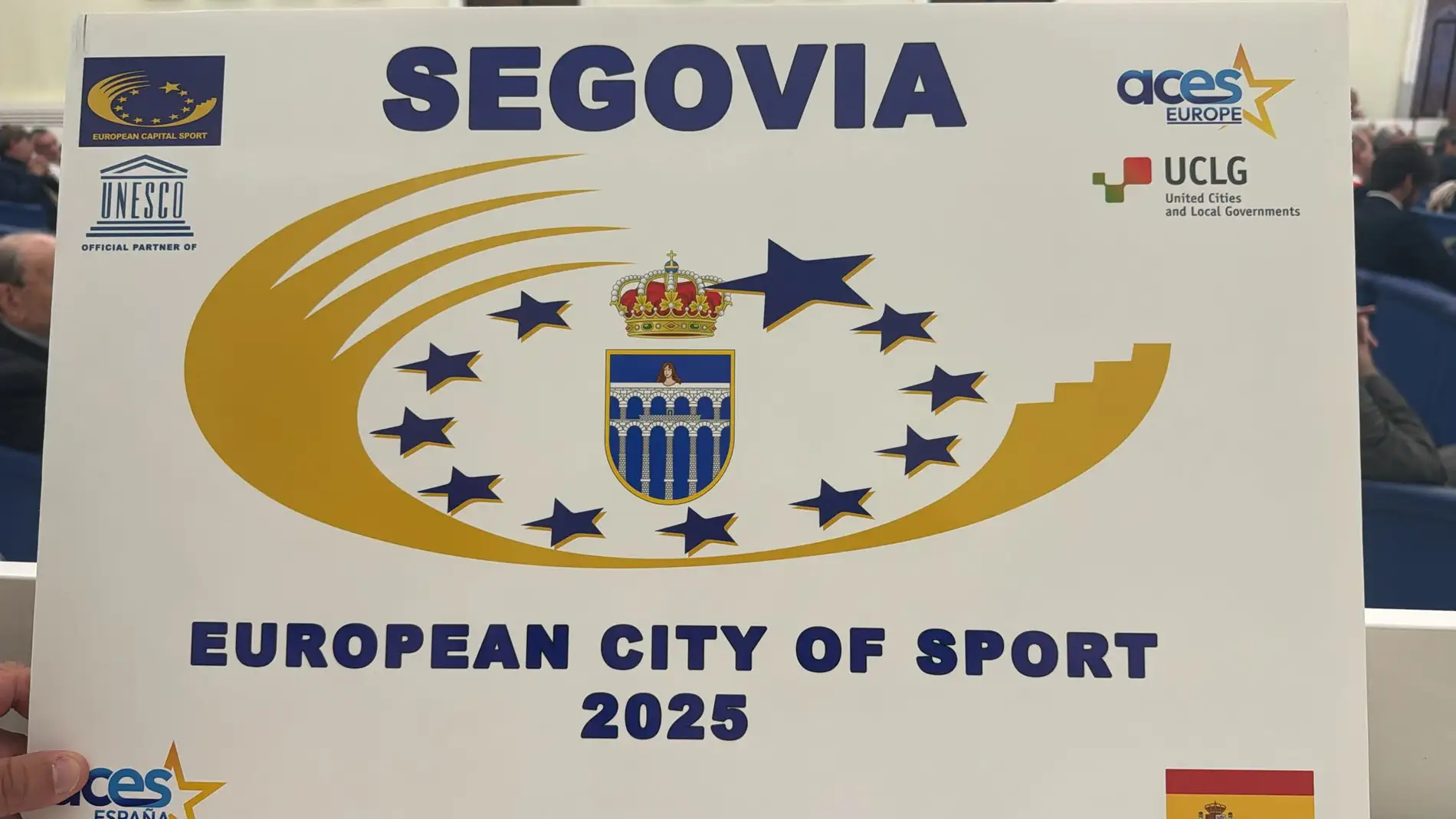 Segovia es la primera ciudad española en conseguir la distinción de Ciudad Europea del Deporte para el año 2025