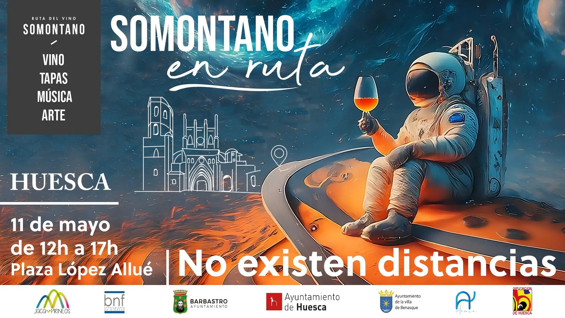 "Somontano en Ruta" arrancará en Huesca el 11 de mayo