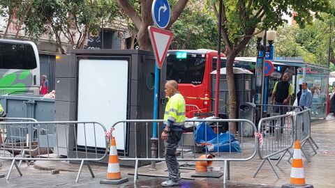 Uno de los aseos que se ha instalado en la Rambla de M&eacute;ndez N&uacute;&ntilde;ez