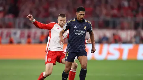 Bellingham durante el Bayern - Real Madrid Bellingham durante el Bayern - Real Madrid