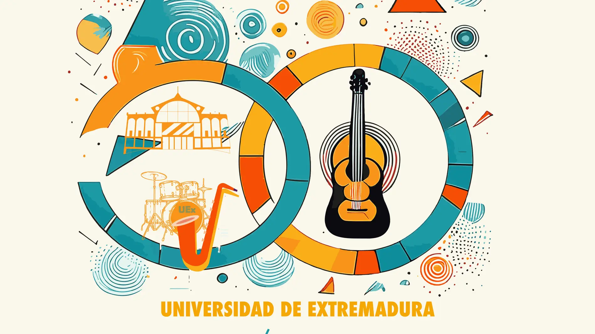 La Universidad de Extremadura celebra su 50 aniversario en una jornada musical y con 'foodtrucks' 