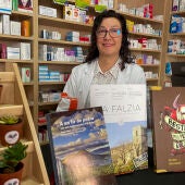 Matilde Soler en la farmacia-librería