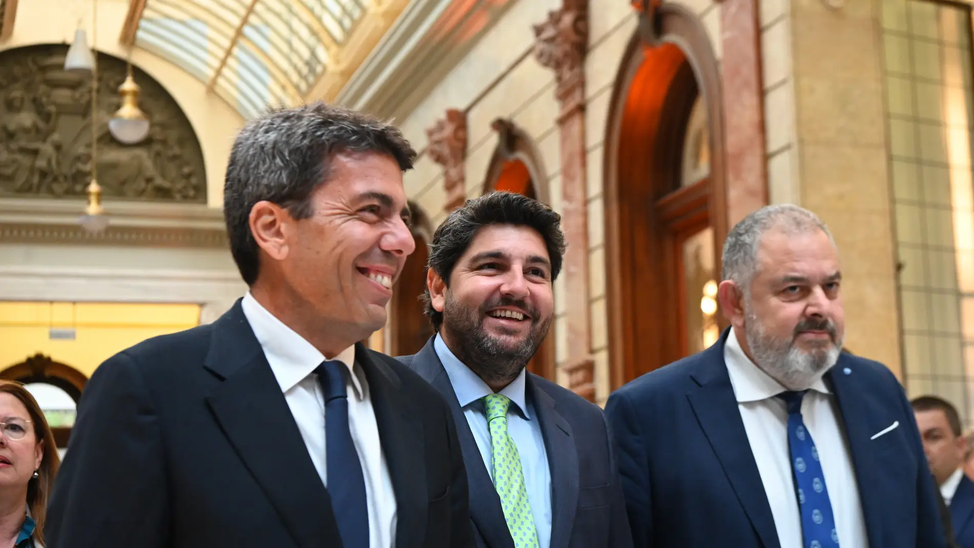 Carlos Mazón, Fernando López Miras y Lucas Jiménez