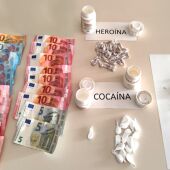 Un detenido en Langreo por traficar con heroína y cocaína