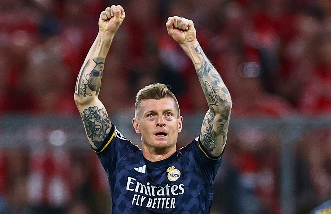 Kroos deja en el aire su futuro tras exhibirse en Múnich Kroos deja en el aire su futuro tras exhibirse en Múnich