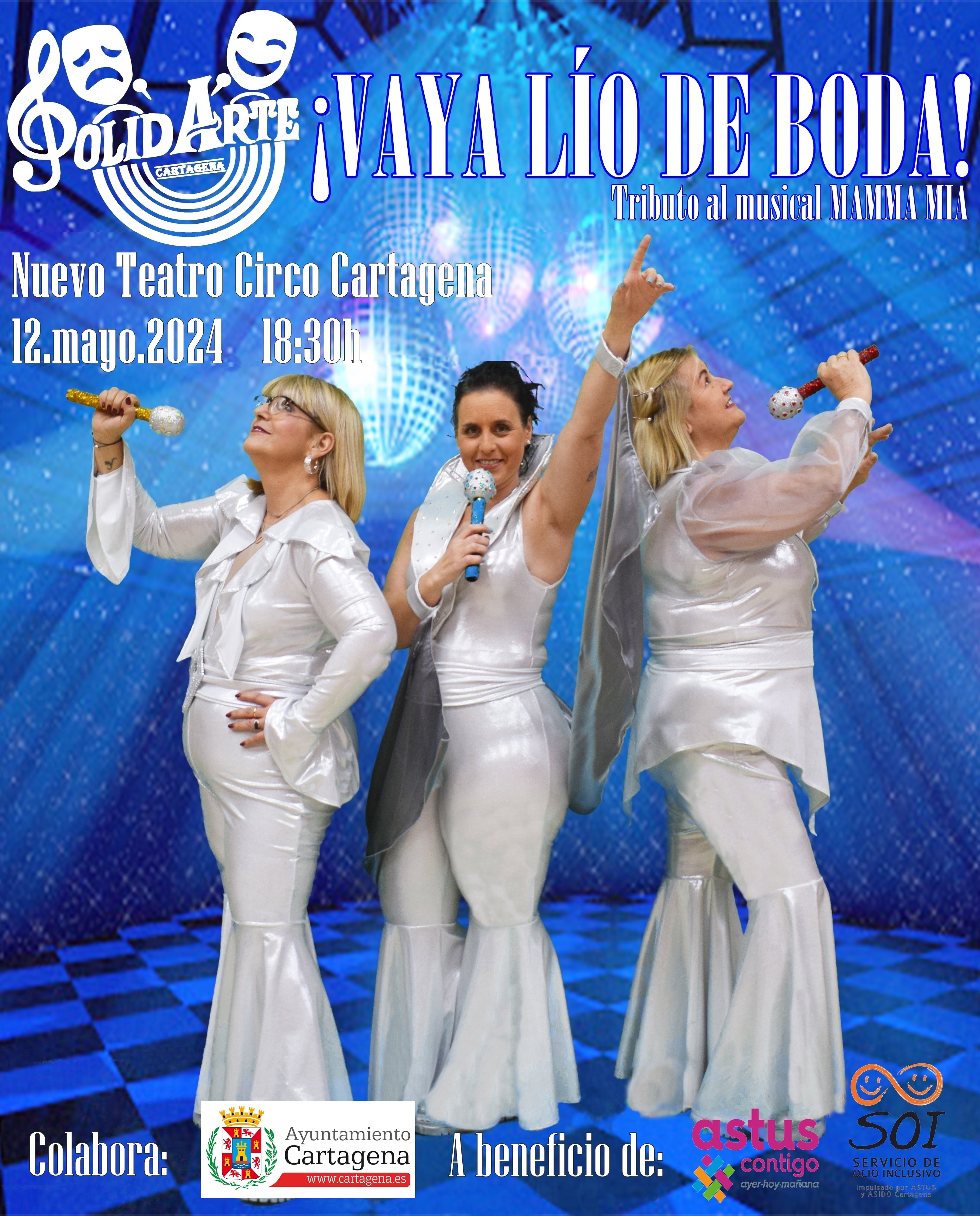 Abba sonorá al ritmo de "Vaya Lío de Boda", el 12 mayo en el Nuevo Teatro Circo Abba sonorá al ritmo de "Vaya Lío de Boda", el 12 mayo en el Nuevo Teatro Circo