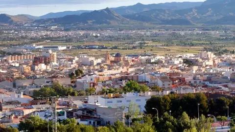 Vista de la localidad de Aspe. Vista de la localidad de Aspe.
