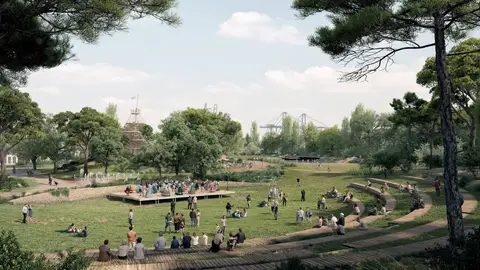 Figuración de la primera fase del Parque de Desembocadura nazaret