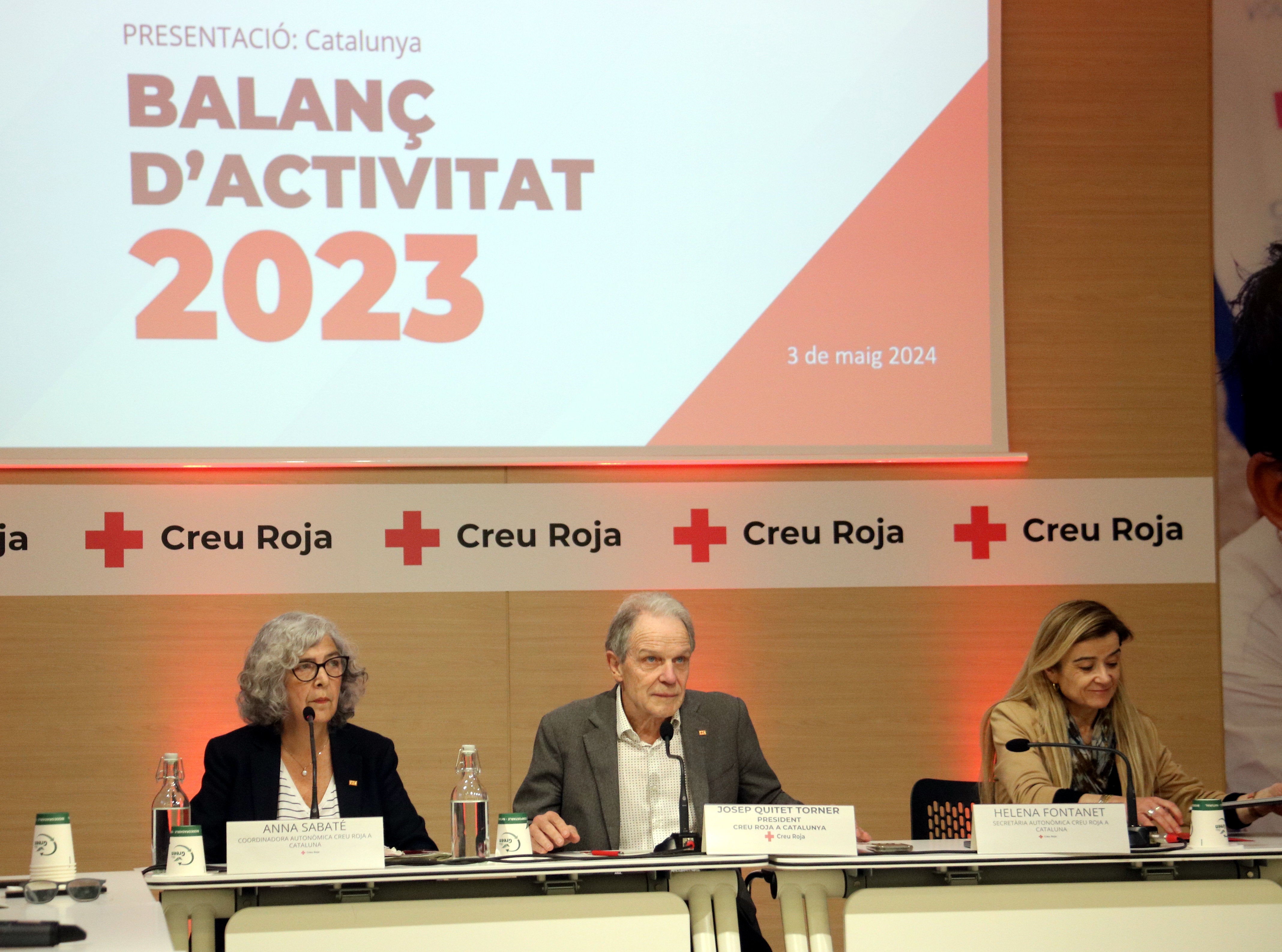 La Creu Roja de Catalunya va atendre 400.000 persones en situació de vunerabilitat el 2023 La Creu Roja de Catalunya va atendre 400.000 persones en situació de vunerabilitat el 2023