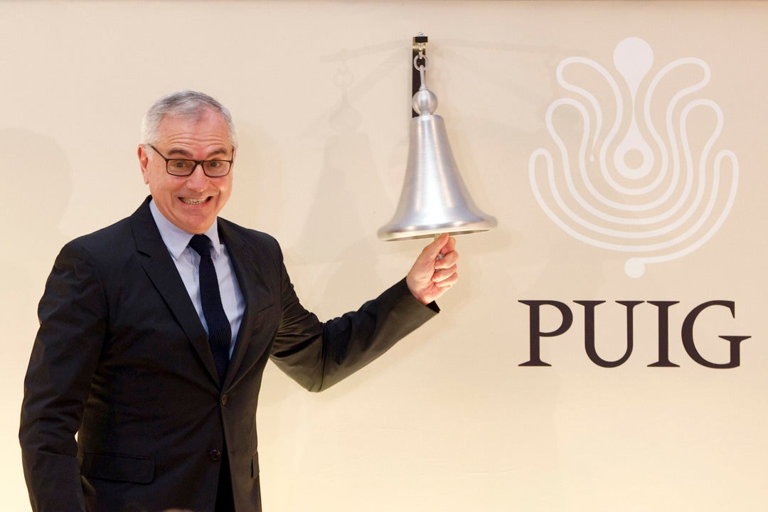 Puig debuta en Bolsa subiendo casi un 8,2%, hasta los 26,5 euros por acción Puig debuta en Bolsa subiendo casi un 8,2%, hasta los 26,5 euros por acción