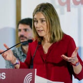 La candidata de Comuns Sumar a la presidencia de la Generalitat, Jessica Albiach.