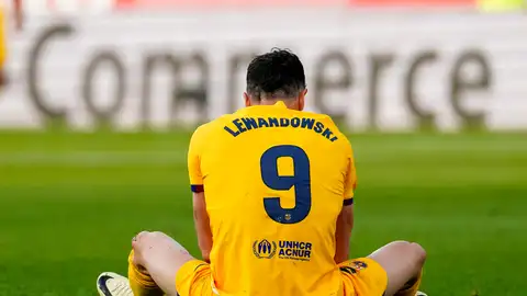 El delantero polaco del FC Barcelona, Robert Lewandowski El delantero polaco del FC Barcelona, Robert Lewandowski