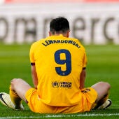  El delantero polaco del FC Barcelona, Robert Lewandowski