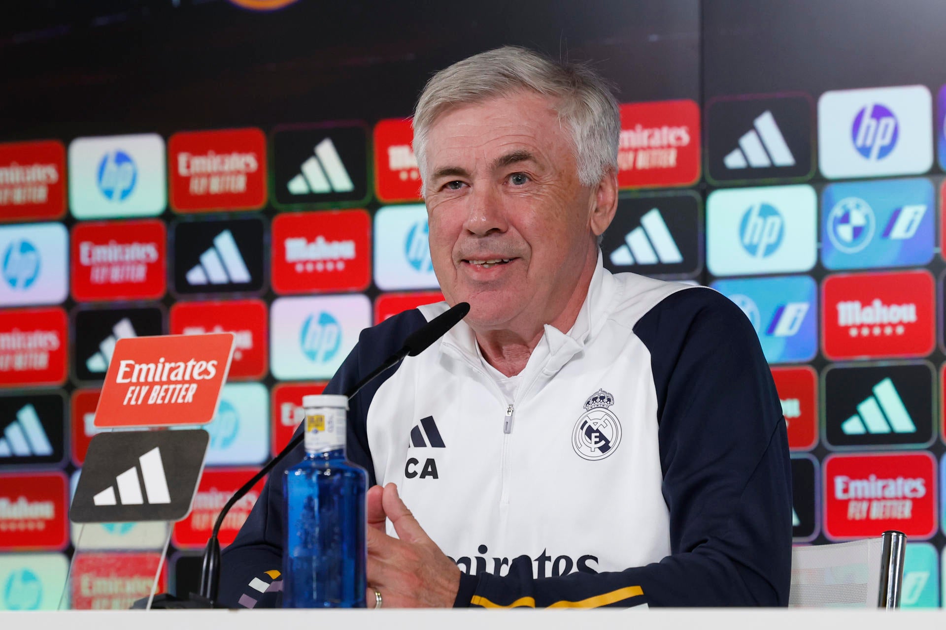 Carlo Ancelotti: "Ha sido una Liga merecida" Carlo Ancelotti: "Ha sido una Liga merecida"