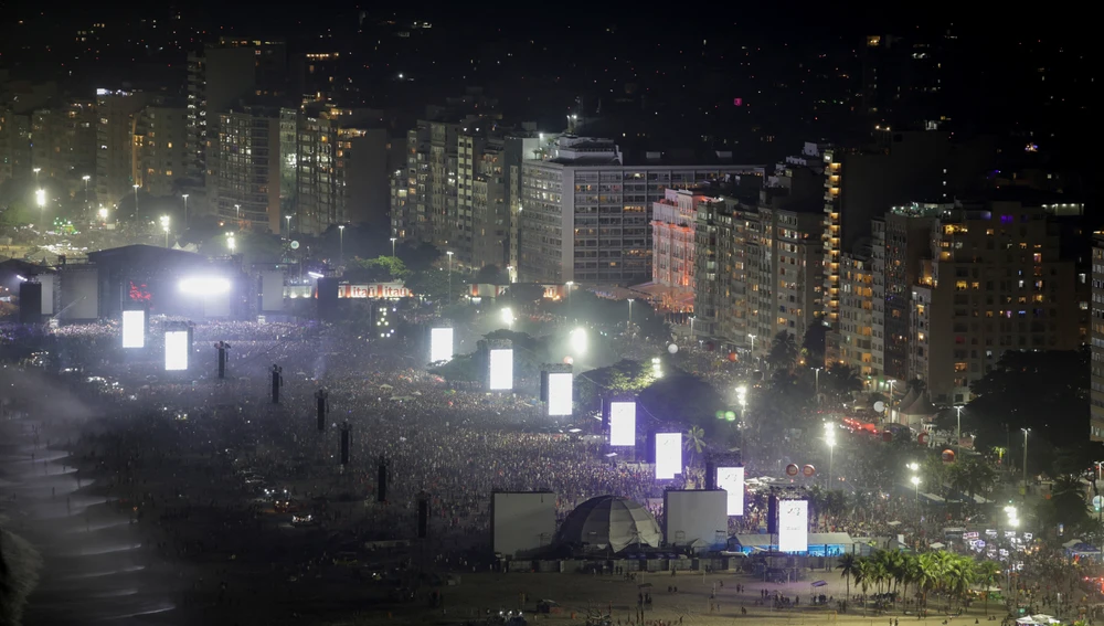 Más de 1,5 millones de personas, en el concierto de Madonna en la playa de Copacabana