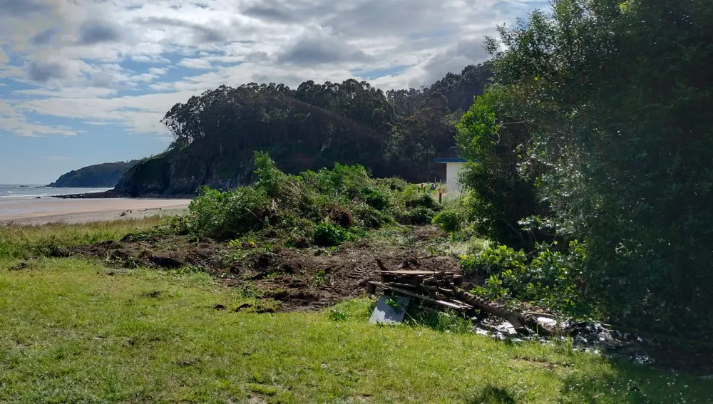 Terrenos objeto de la acción de Costas y polémica sobre propiedad. Terrenos objeto de la acción de Costas y polémica sobre propiedad.