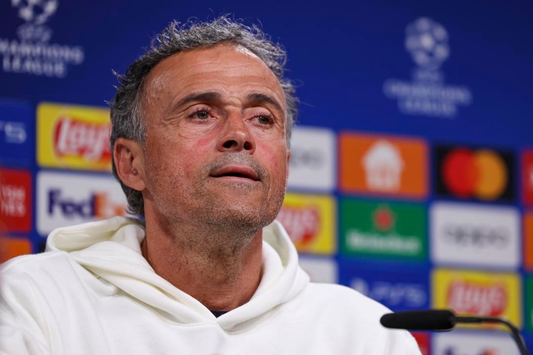 Luis Enrique: "En francés solo sé decir vamos a ganar" Luis Enrique: "En francés solo sé decir vamos a ganar"