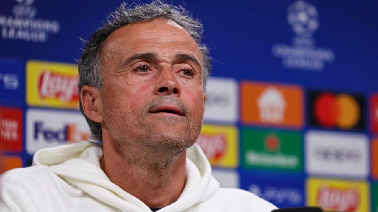 Luis Enrique: "En francés solo sé decir vamos a ganar"