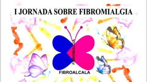 Cartel de la I Jornada de Fibromialgia en el Hospital Pr&iacute;ncipe de Asturias