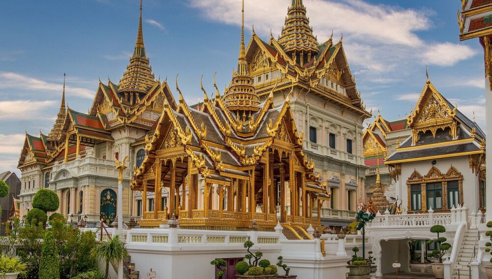 Templo en Bangkok, Tailandia
