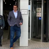 José Luis Susmozas saliendo de los Juzgados de la Vila Joiosa José Luis Susmozas saliendo de los Juzgados de la Vila Joiosa