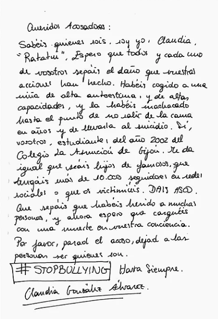 "Nada ha cambiado" "Nada ha cambiado"