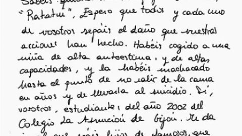 Suicidio de Claudia en Gij&oacute;n