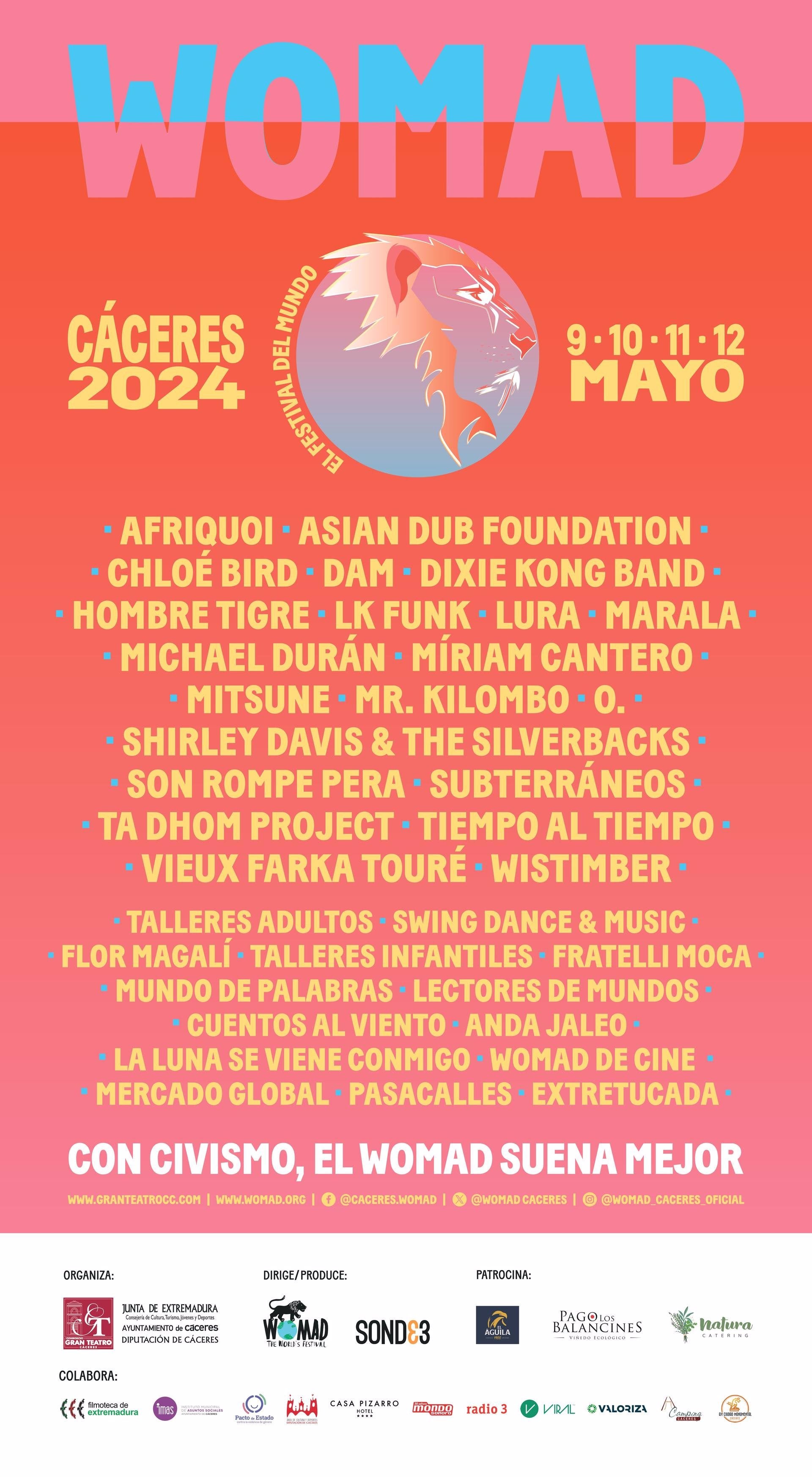 El Womad elimina los manifiestos solidarios para evitar la politización del evento pese al malestar entre las diversas plataformas El Womad elimina los manifiestos solidarios para evitar la politización del evento pese al malestar entre las diversas plataformas