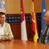 José Manuel Caballero y Carlos Marín durante la reunión José Manuel Caballero y Carlos Marín durante la reunión