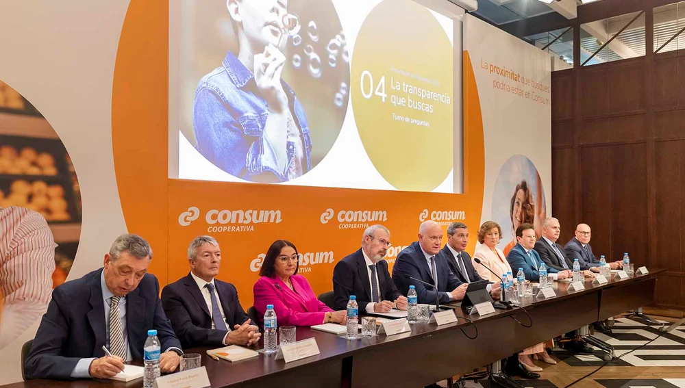 El director general de Consum, Antonio Rodríguez, ha presentado los resultados de 2023
