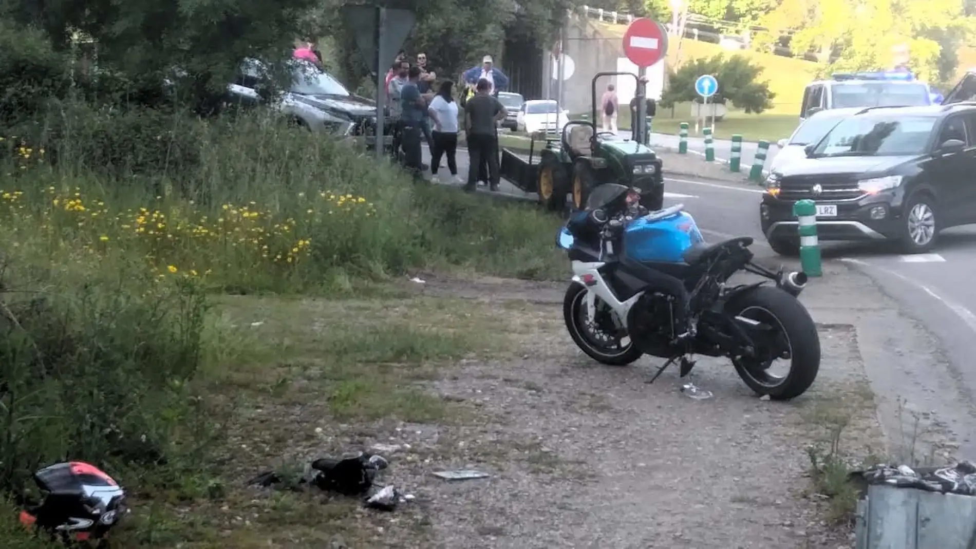Falece nun accidente de moto un garda civil destinado en Valdeorras 