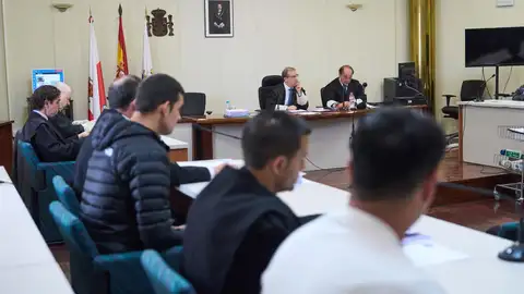 Magistrados durante el juicio por el accidente mortal de Castelar Magistrados durante el juicio por el accidente mortal de Castelar