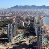 Panorámica Benidorm sector Poniente Panorámica Benidorm sector Poniente