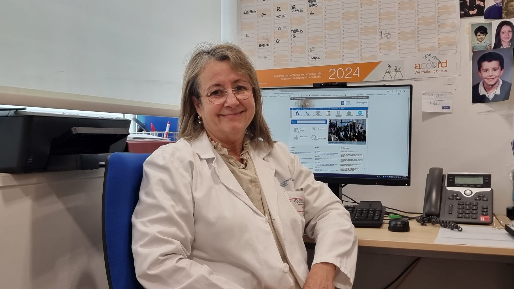 Entrevista a la jefa de servicio de Farmacia del CHUAC, Isabel Martín Entrevista a la jefa de servicio de Farmacia del CHUAC, Isabel Martín