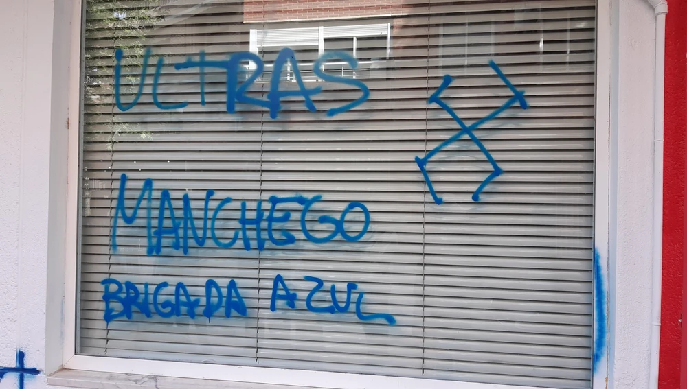Pintada en la sede del PSOE local de Ciudad Real