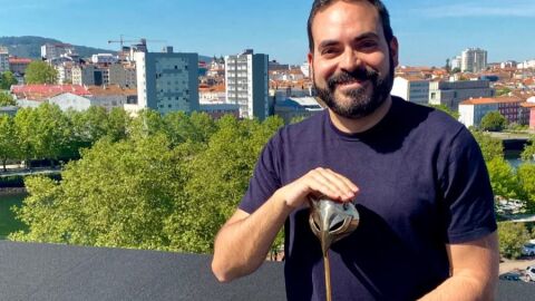 David Martos en Pontevedra con la presentación de los Premios Feroz