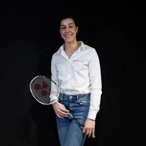 Carolina Marín, campeona olímpica en Río, tres veces campeona mundial y seis de Europa, posa en un imagen de archivo