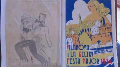 El 1934 tamb&eacute; va dissenyar el cartell de Festa Major