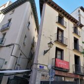 El Ayuntamiento de Huesca consolida el edificio del bar Wilson ante el riesgo de hundimiento