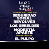 Revolver, Los Rebeldes, Seguridad Social y Modestia Aparte en las fiestas de Segovia