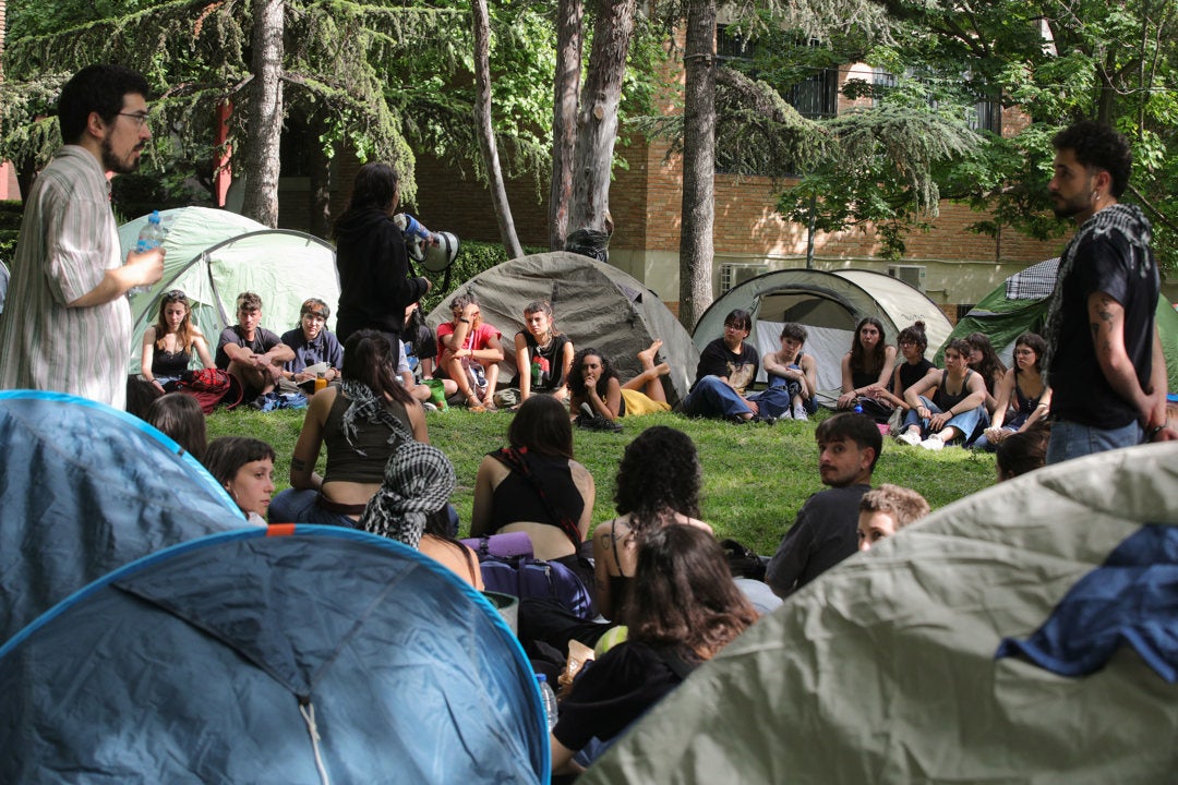 Levantan la acampada en solidaridad con Palestina de los paseíllos universitarios Levantan la acampada en solidaridad con Palestina de los paseíllos universitarios