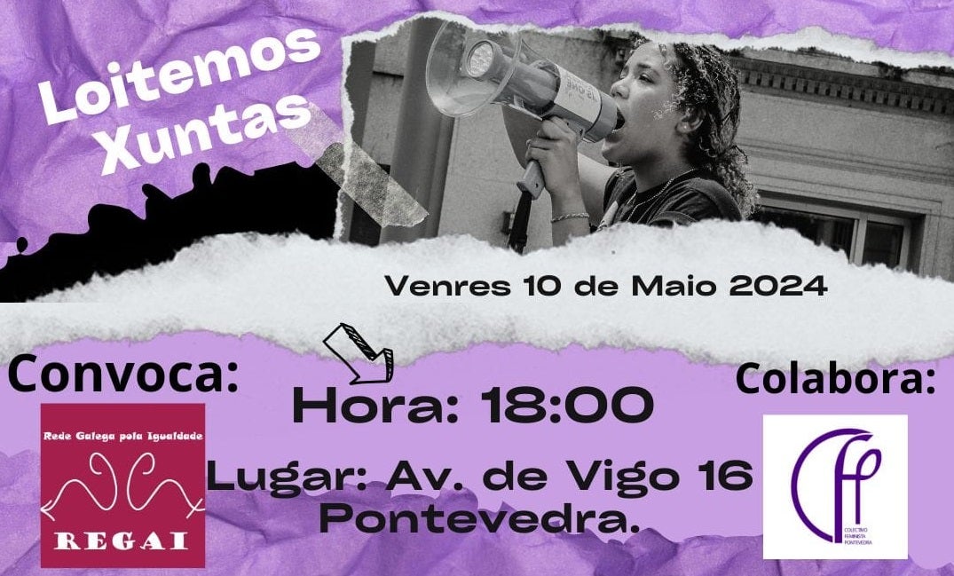 Concentración en apoio á nai de Marín separada da súa filla de dez anos Concentración en apoio á nai de Marín separada da súa filla de dez anos