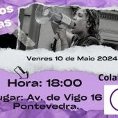 Concentración en apoio á nai separada da súa filla de 10 anos de Marín 